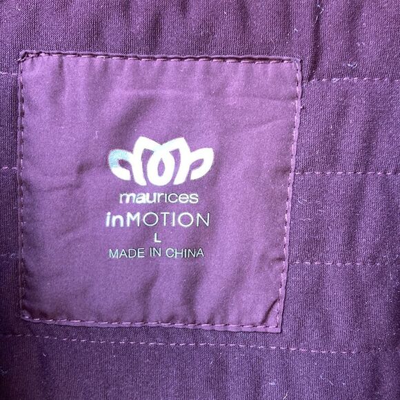 Maurices In Motion Deep Purple Quilted Jacket - Picture 6 of 6
